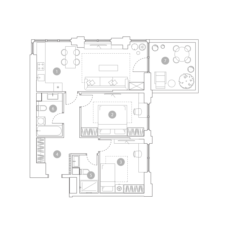 Продажа 2-комн квартиры в новостройке Москва г., Миклухо-Маклая ул.,  к. 1