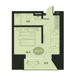 Продажа студии Смолячково п., Приморское ш.,  к. К
