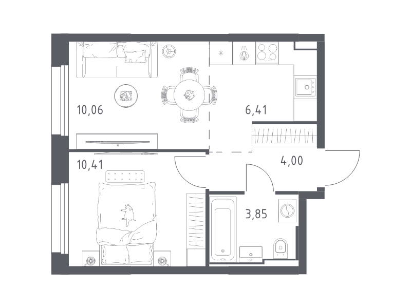 Продажа 1-комн квартиры в новостройке Мякинино д., 4-я Мякининская ул.,  к. 3