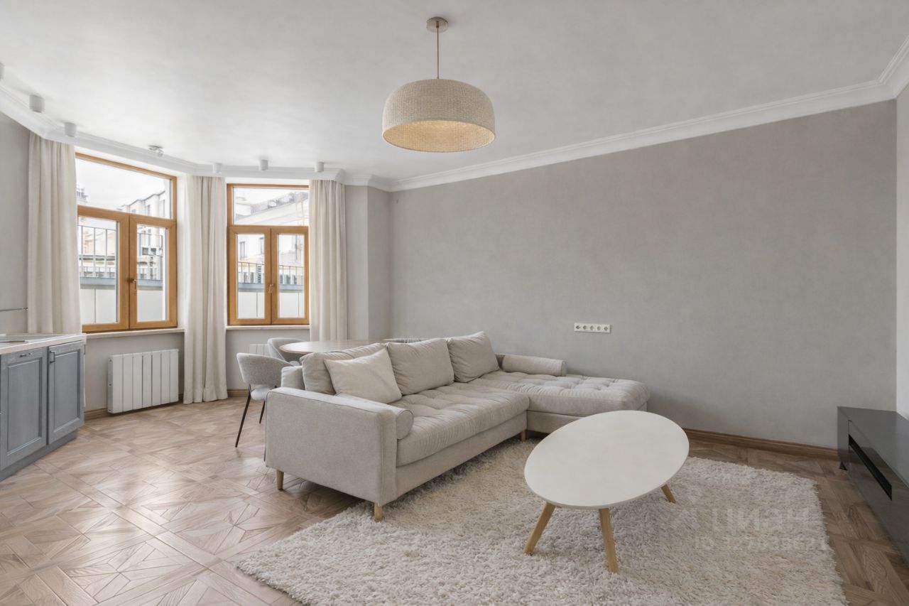 Аренда 3-комн квартиры на вторичном рынке переулок Печатников,  д. 3С1