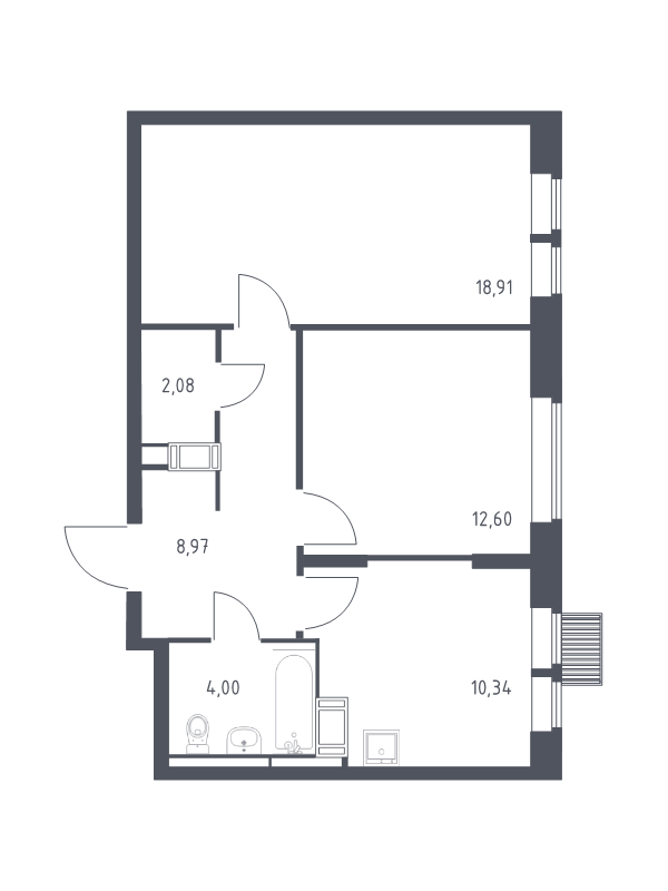 Продажа 2-комн квартиры в новостройке Путилково д., Путилковское ш.,  к. 28