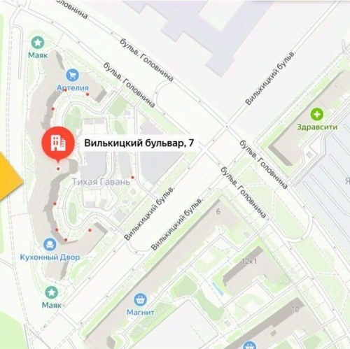 Помещение свободного назначения Вилькицкий б-р,  д. 7