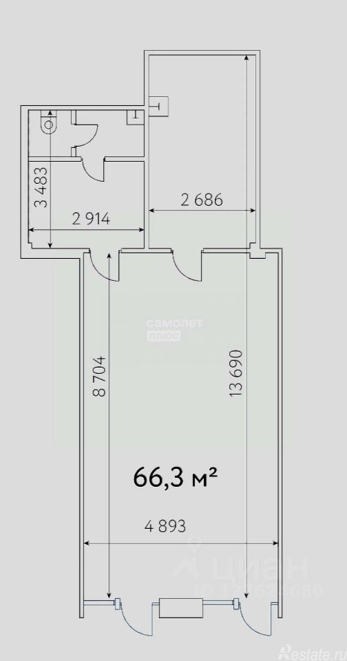 Продажа торгового помещения Ярославское ш,  д. 2 к2