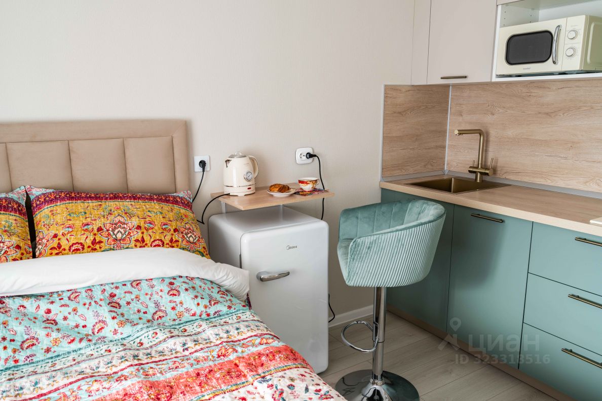 Аренда студии Кудрово г., улица Солнечная, 4