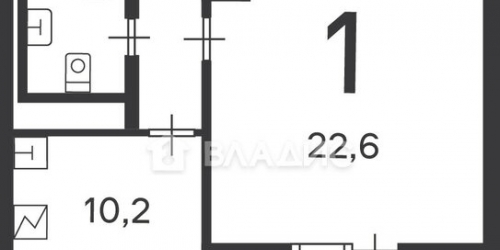1-комн квартира ул Кедрова,  д. 16,  к. 3