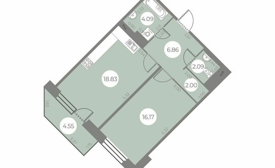 Продажа 1-комн квартиры на вторичном рынке улица Маршала Захарова,  д. 8 с1