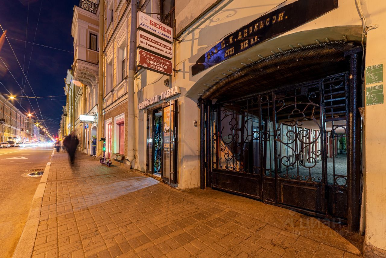 Аренда 1-комн квартиры на вторичном рынке Гороховая улица, 33