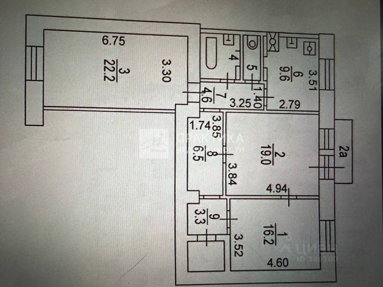 Продажа 3-комн квартиры на вторичном рынке улица Алабяна, 10К6