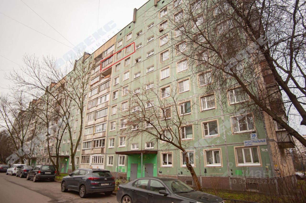 Продажа 3-комн квартиры на вторичном рынке Индустриальный проспект, 38к2Е