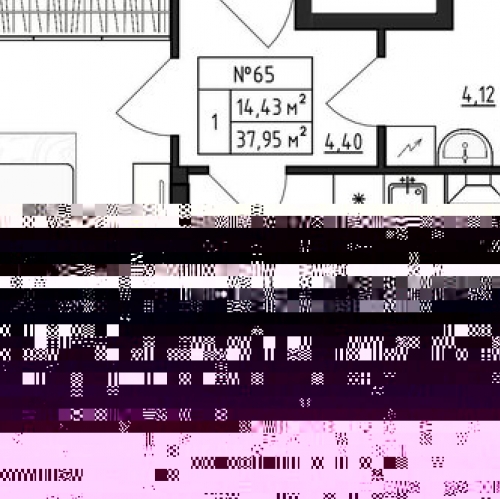 1-комн квартира Малое Верево, , Малое Верево, ул Сиреневая,  д. 21