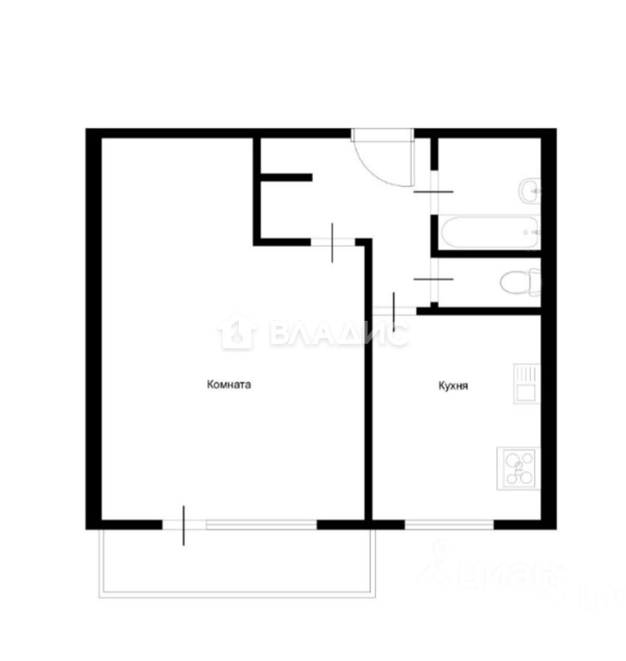 Продажа 1-комн квартиры на вторичном рынке Донецкая улица, 15