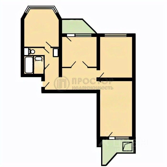 Продажа 3-комн квартиры на вторичном рынке Школьный мкр, д. Брехово,  д. к2
