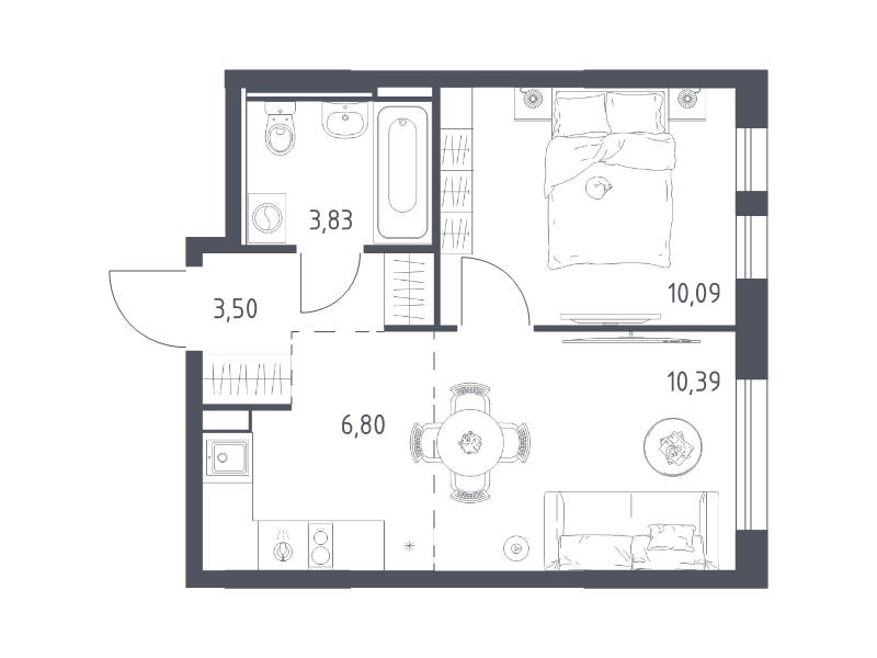 Продажа 1-комн квартиры в новостройке Остафьево с., Остафьевское ш.,  к. 22