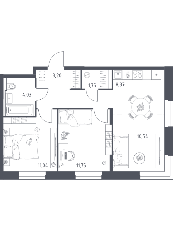 Продажа 2-комн квартиры в новостройке Красногорск г,  к. 2