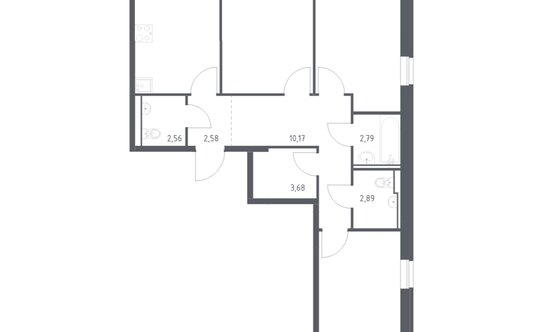Продажа 3-комн квартиры на вторичном рынке Аэростатная улица