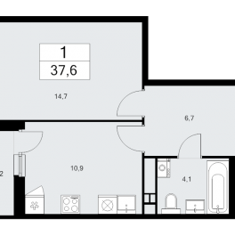 Продажа 1-комн квартиры в новостройке Коммунарка п., Эдварда Грига ул., к. 37.2.1 Продажа 1-комн квартиры в новостройке Коммунарка п., Эдварда Грига ул., к. 37.2.1