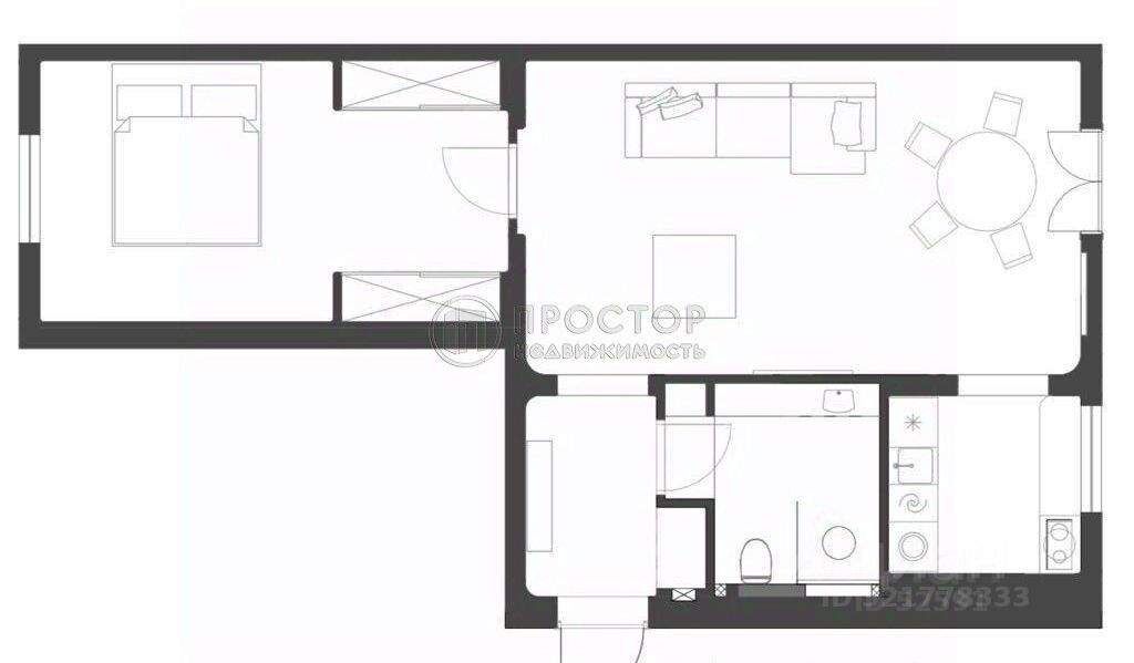 Продажа 2-комн квартиры на вторичном рынке Садовая-Кудринская улица,  д. 21А
