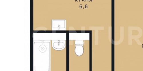 1-комн квартира Байконурская улица, 7К1