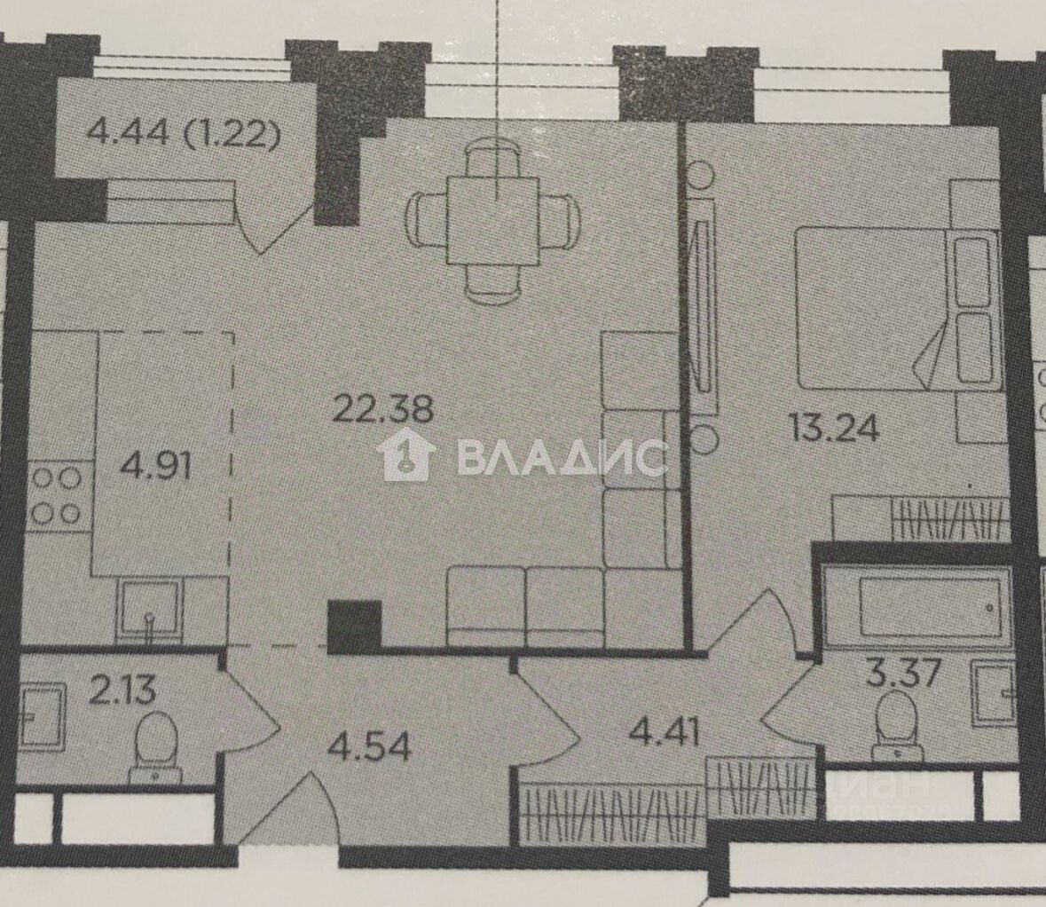 Продажа 2-комн квартиры на вторичном рынке переулок 2-й Петра Алексеева, 5