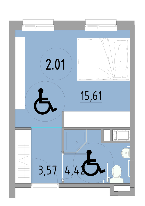 Продажа студии Санкт-Петербург г., 3-й Рабфаковский пер.,  к. 1