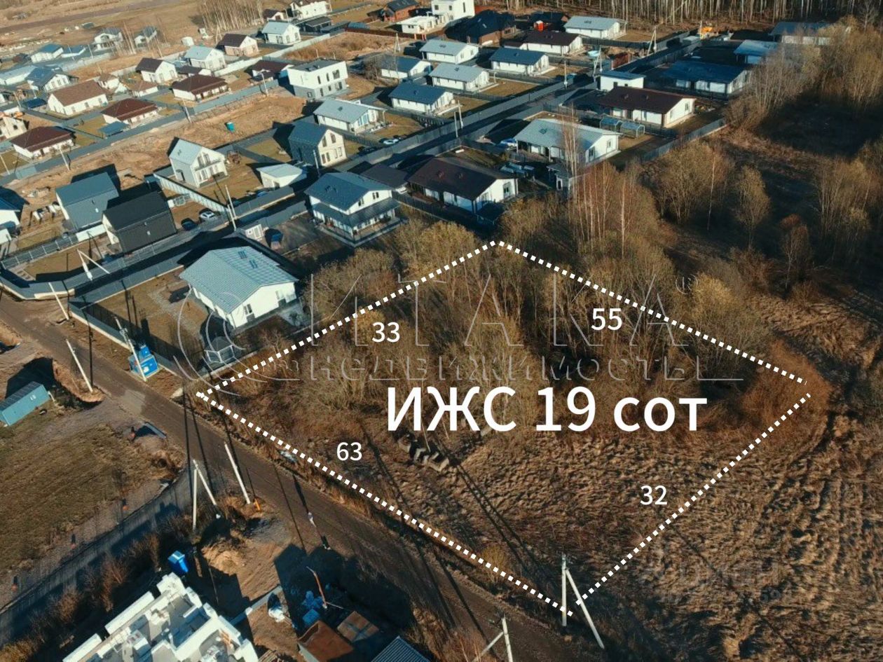 Продажа земли д. Владимировка, улица Западная