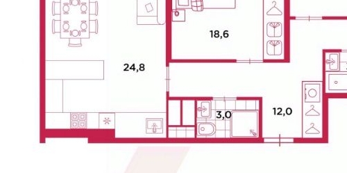 3-комн квартира Екатерининский проспект, 2