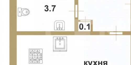 1-комн квартира Алтайская улица, 21