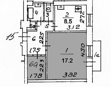 Продажа 1-комн квартиры на вторичном рынке ул Академика Королева,  д. 11