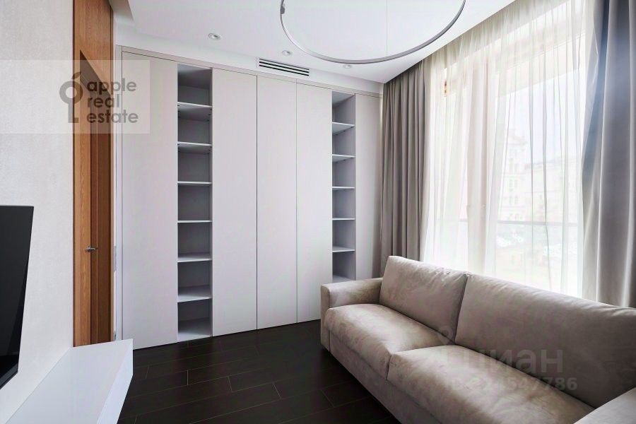 Аренда 3-комн квартиры на вторичном рынке 1-й Смоленский переулок, 21