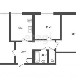 Продажа 3-комн квартиры на вторичном рынке ул Енисейская,  д. 32,  к. 2