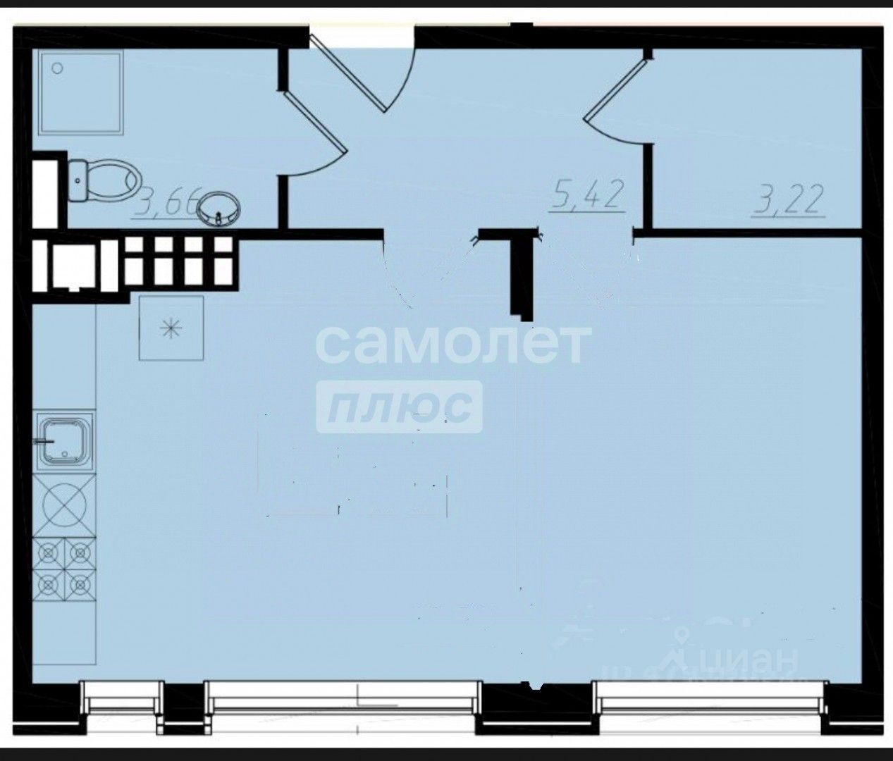 Продажа 1-комн квартиры на вторичном рынке улица Шекспира, 1к3