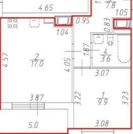 Продажа 1-комн квартиры на вторичном рынке Уральская улица,  д. 21