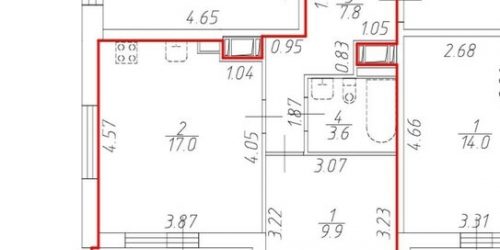 1-комн квартира Уральская улица,  д. 21