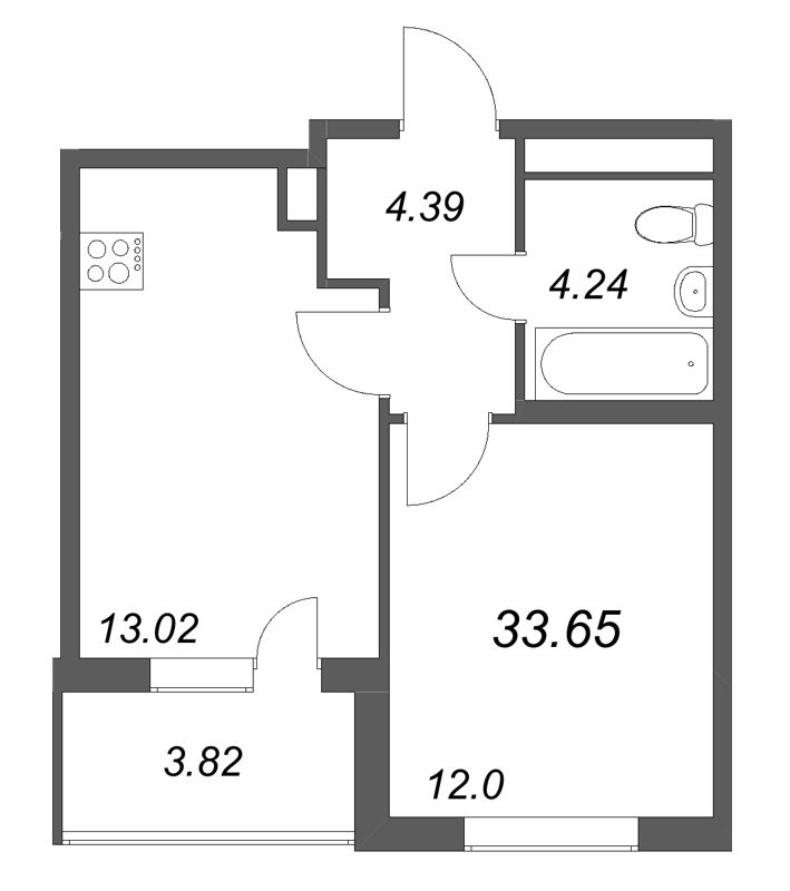 Продажа 1-комн квартиры в новостройке Шушары п., Пулковское ш.,  к. 3.6