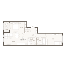 Продажа 2-комн квартиры в новостройке Санкт-Петербург г., Коли Томчака ул., к. 1 Продажа 2-комн квартиры в новостройке Санкт-Петербург г., Коли Томчака ул., к. 1