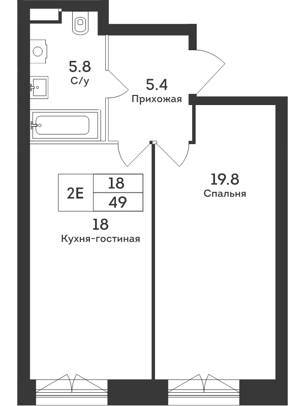 Продажа 1-комн квартиры в новостройке Москва г., Дербеневская ул.,  к. 4