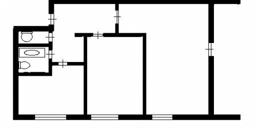 2-комн квартира улица Генерала Антонова,  д. 4 к1
