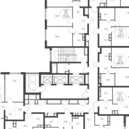 Продажа 1-комн квартиры в новостройке Крылатская ул,  д. 33 к2