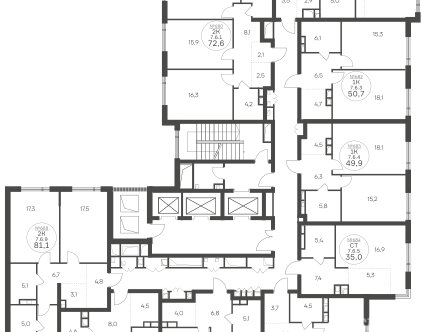 Продажа 1-комн квартиры в новостройке Крылатская ул,  д. 33 к2