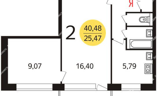 Продажа 2-комн квартиры на вторичном рынке ул Херсонская,  д. 7,  к. 3