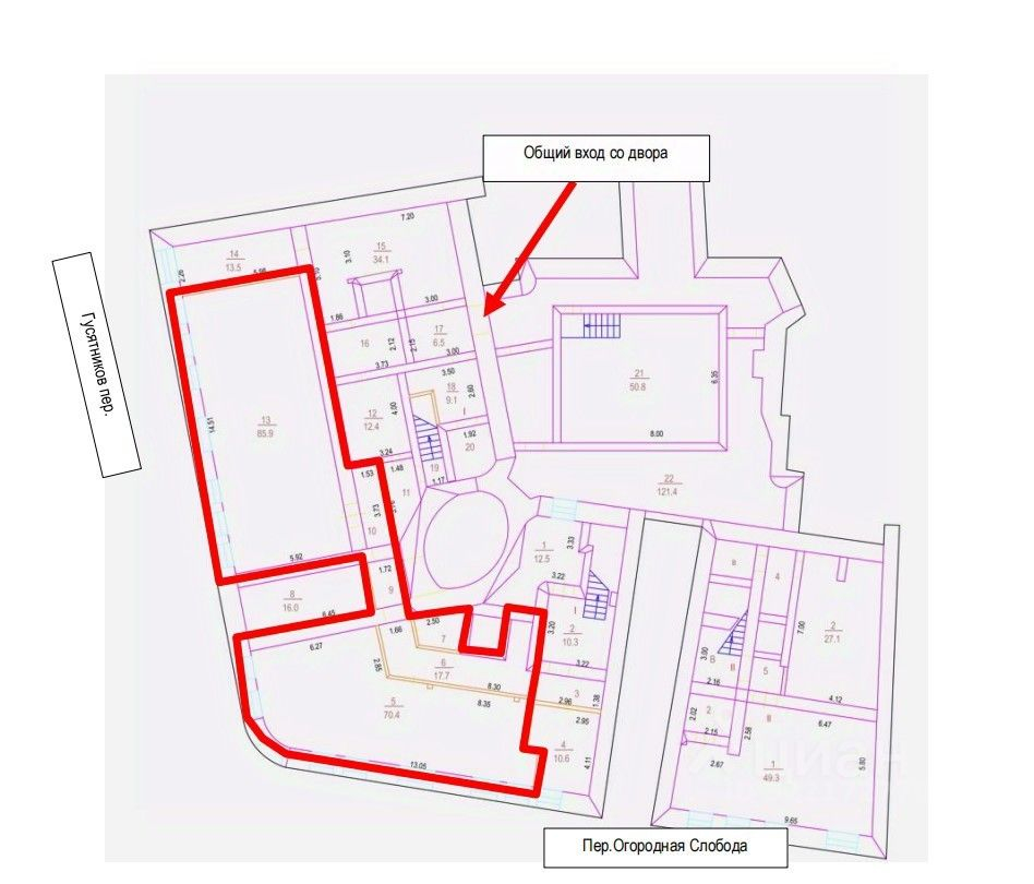 Продажа ПСН переулок Огородная Слобода