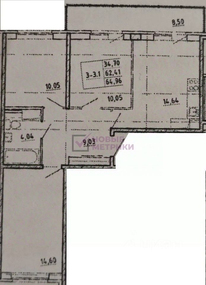 Продажа 3-комн квартиры на вторичном рынке Кудрово г., улица Английская, 2