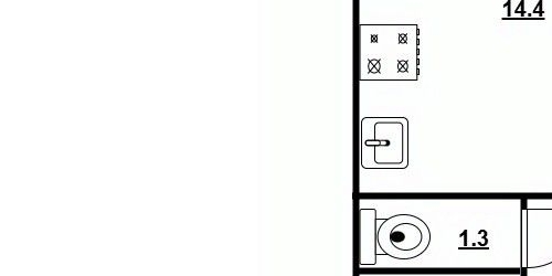 1-комн квартира проспект Маршала Жукова, 41
