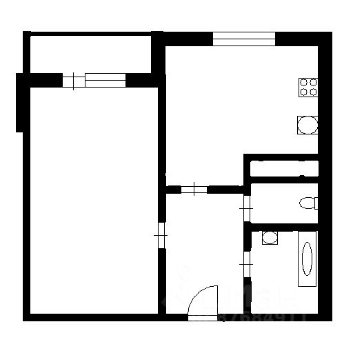 Продажа 1-комн квартиры на вторичном рынке Клязьма кв-л, улица Летчика Ивана Федорова, 5