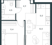 Продать Квартиры в новостройке Москва г., Озерная ул.   11