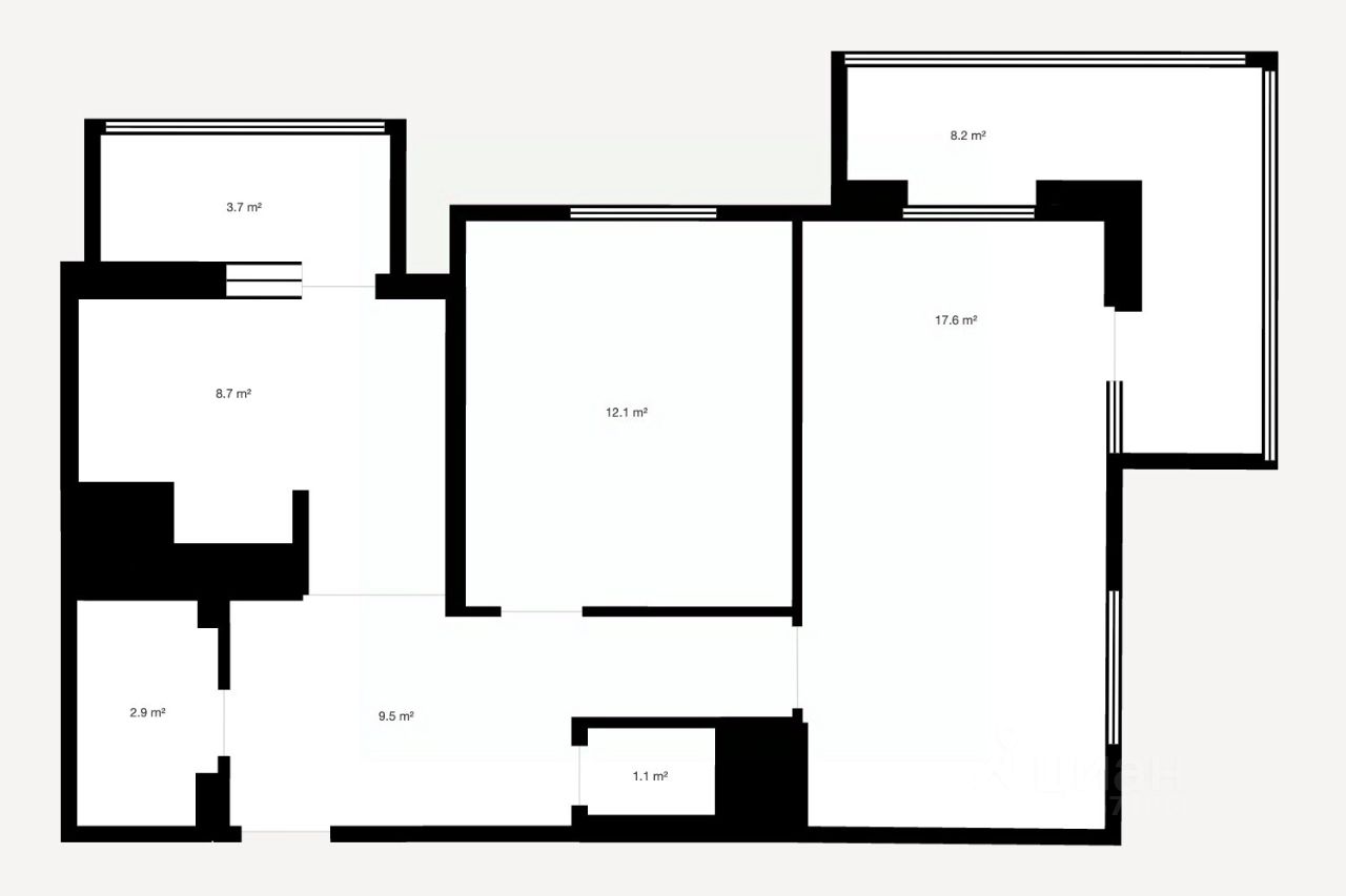 Продажа 2-комн квартиры на вторичном рынке дорога Кушелевская, 7к1