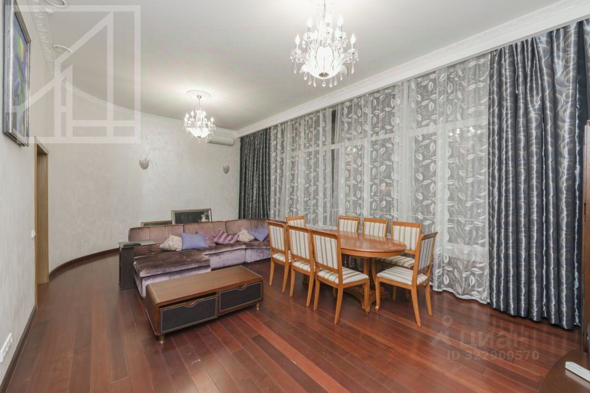 Аренда 4-комн квартиры на вторичном рынке улица Арбат, 32