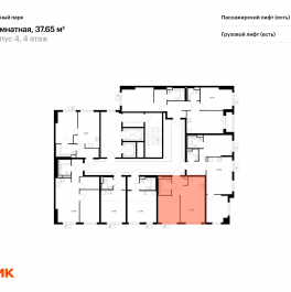 Продажа 1-комн квартиры в новостройке Новое Девяткино, Заречный парк, корп.4