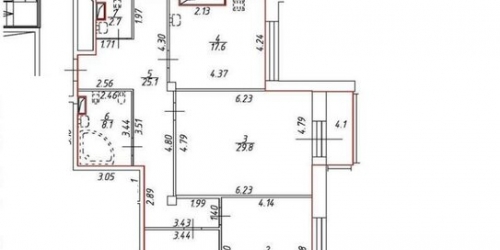 3-комн квартира ул Смольного,  д. 2,  к. 3