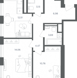 Продажа 2-комн квартиры в новостройке Москва г., Южнопортовая ул., к. 2 Продажа 2-комн квартиры в новостройке Москва г., Южнопортовая ул., к. 2